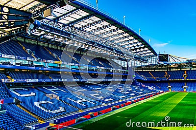 Stamford Bridge Football Stadium For Chelsea Club Editorial Stock Photo